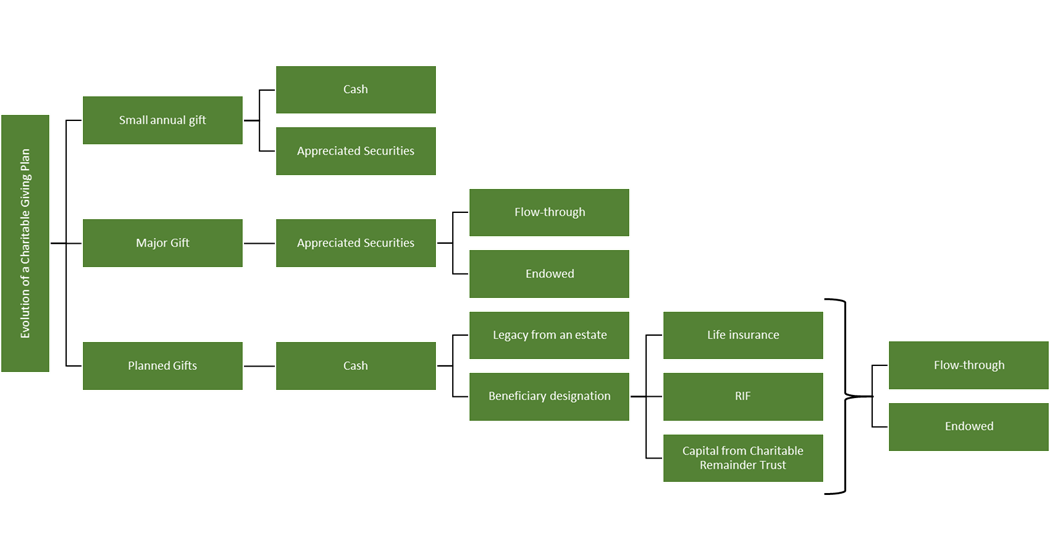 Evolution of Charitable Giving Plan