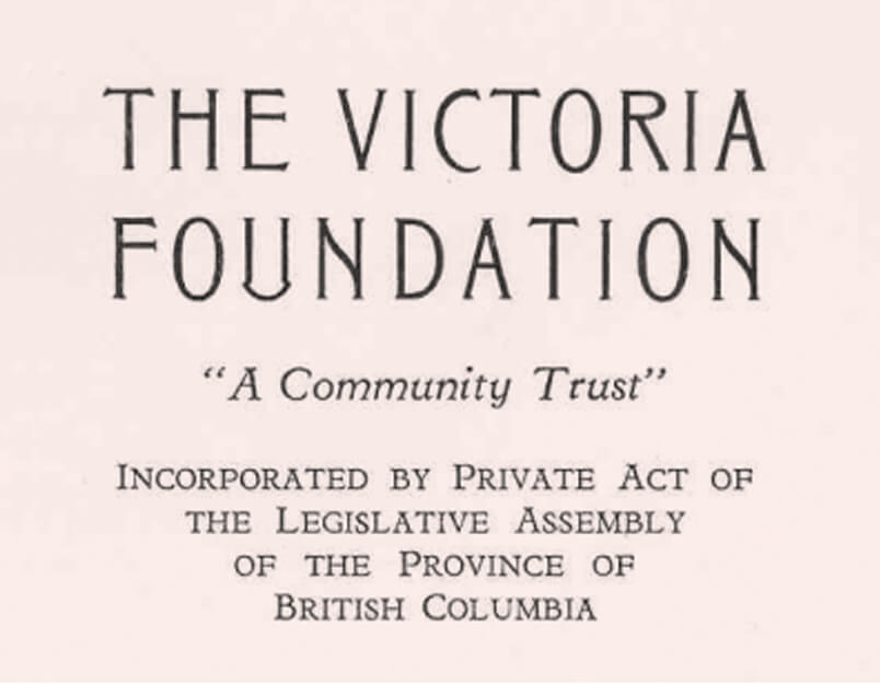 Historical photo - Private Act of the Legislative Assembly of BC