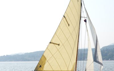 19th century yacht sails ahead at the Maritime Museum