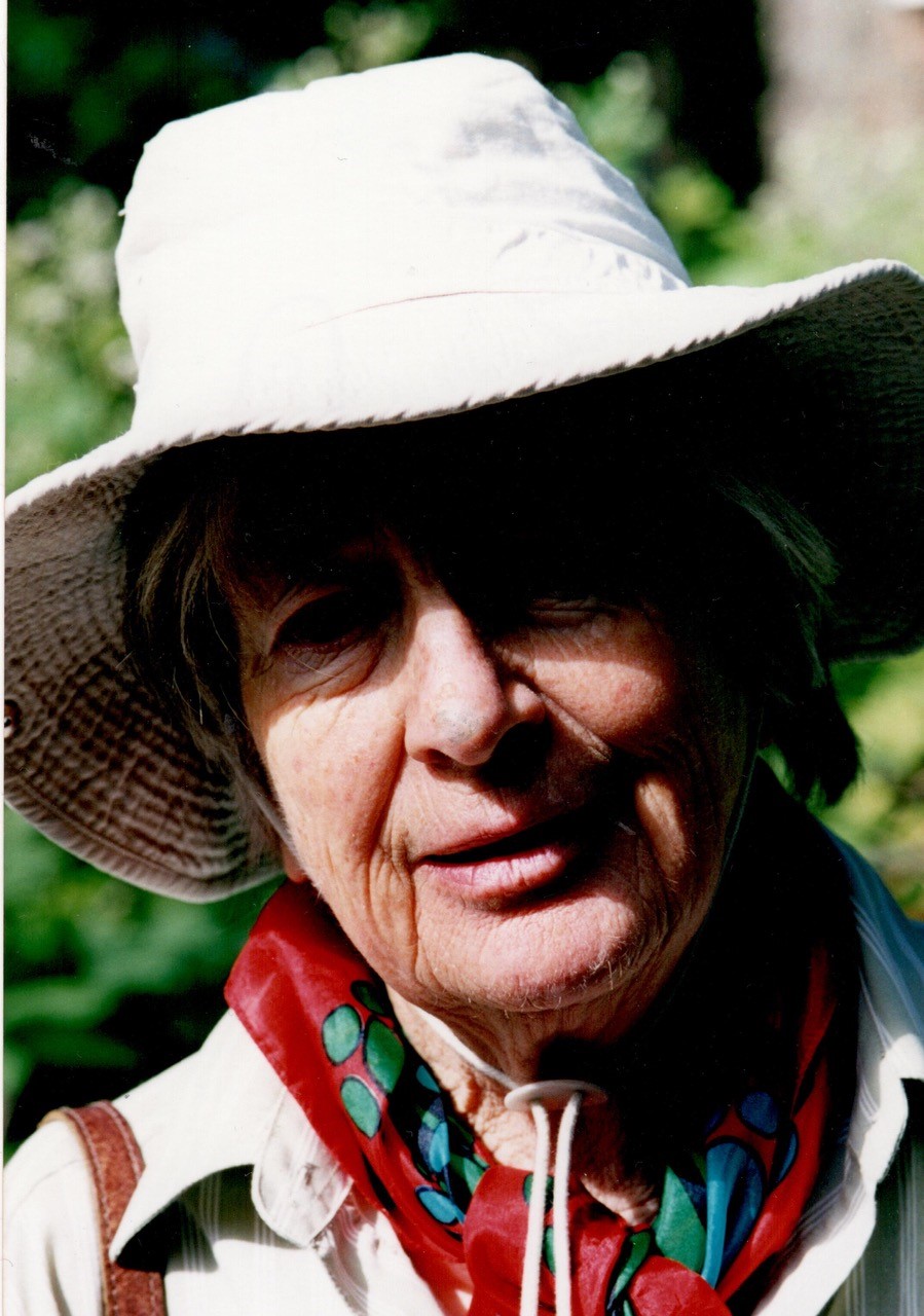 Portrait of Nancy Grant, nature conservationist. 