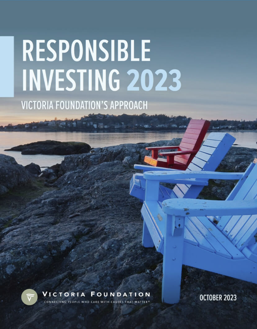 An image of the cover of the Responsible Investing 2023 Brochure.