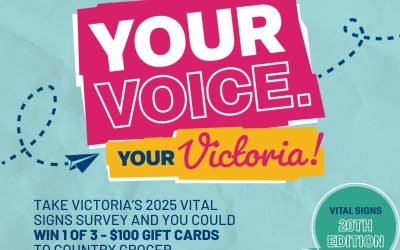 Take Victoria’s 2025 Vital Signs survey today